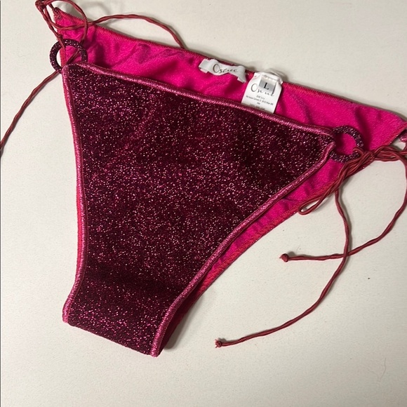 Oseree Pink luminex Bikini Bottom . - Picture 2 of 5